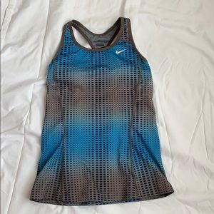 Nike dri fit tank top with built in sports bra